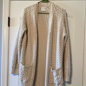 Knit oversized cardigan